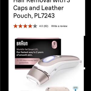 IPL Hair Removal Device - White and Silver